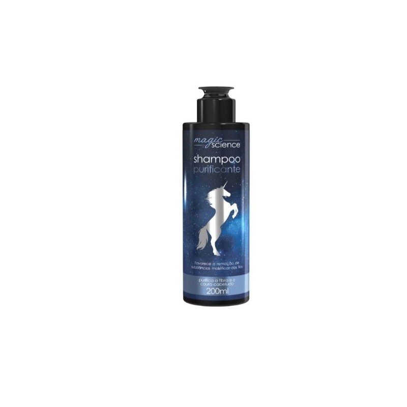 Brazilian Hair Treatment Purifying Shampoo Anti Residue 200ml - Magic Science Beautecombeleza.com