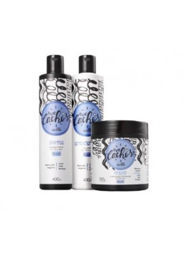 Amo Cachos Nutre, Hidrata e Repara Cabelos  Kit 3 Prod - Griffus Beautecombeleza.com