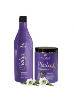Violux Blond Gray Anti Yellow Nourishing Color Vitalizing Treatment Kit 2x1l - Adlux Beautecombeleza.com