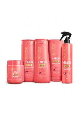 + Brilho Nutre e Hidrata Cacau Ruby  Kit 5 Itens - Bio Extratus Beautecombeleza.com