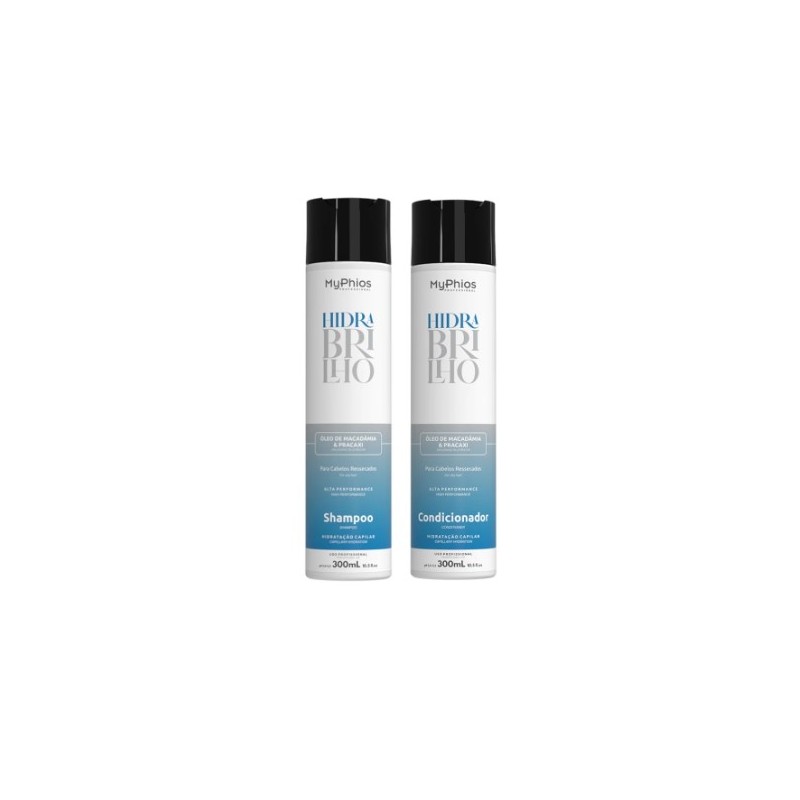 Hidra Brilho Shampoo e Condicionador Kit 2 - MyPhios Beautecombeleza.com Hidra Brilho Shampoo e Condicionador Kit 2 - MyPhios Beautecombeleza.com