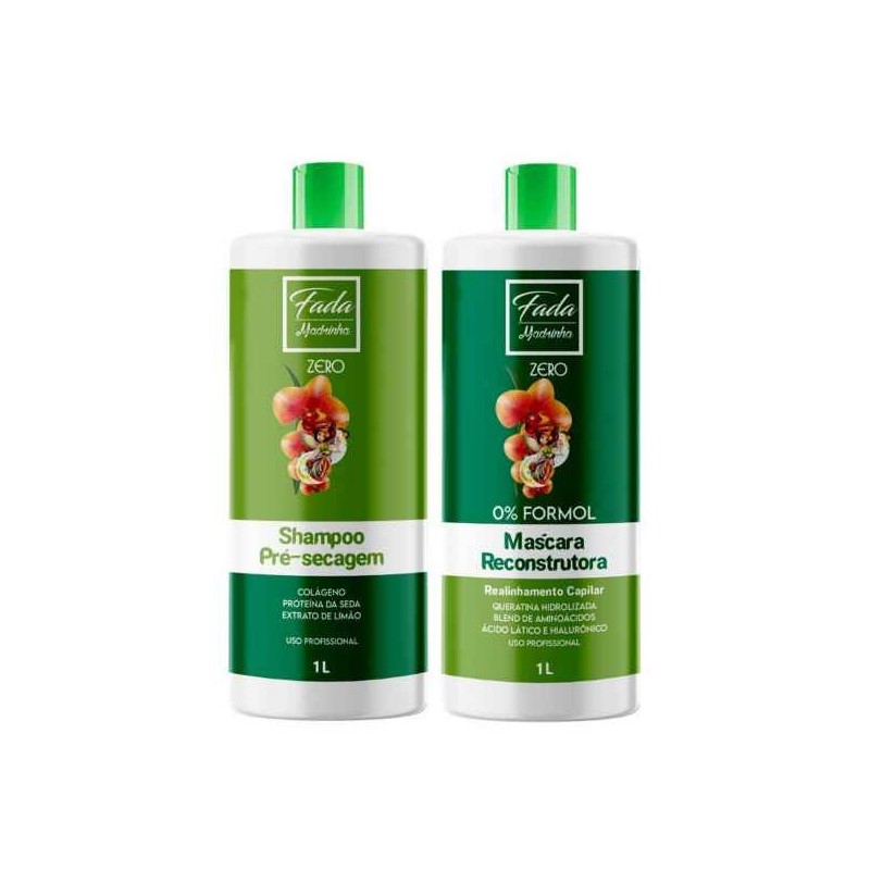 Fada Madrinha Zero Progressiva Kit 2x1L - Paiolla Beautecombeleza.com