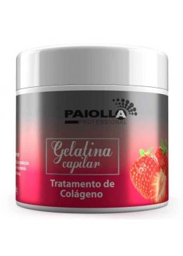 Gélatine de Fraise Traitement au Collagène 500g - Paiolla  Beautecombeleza.com