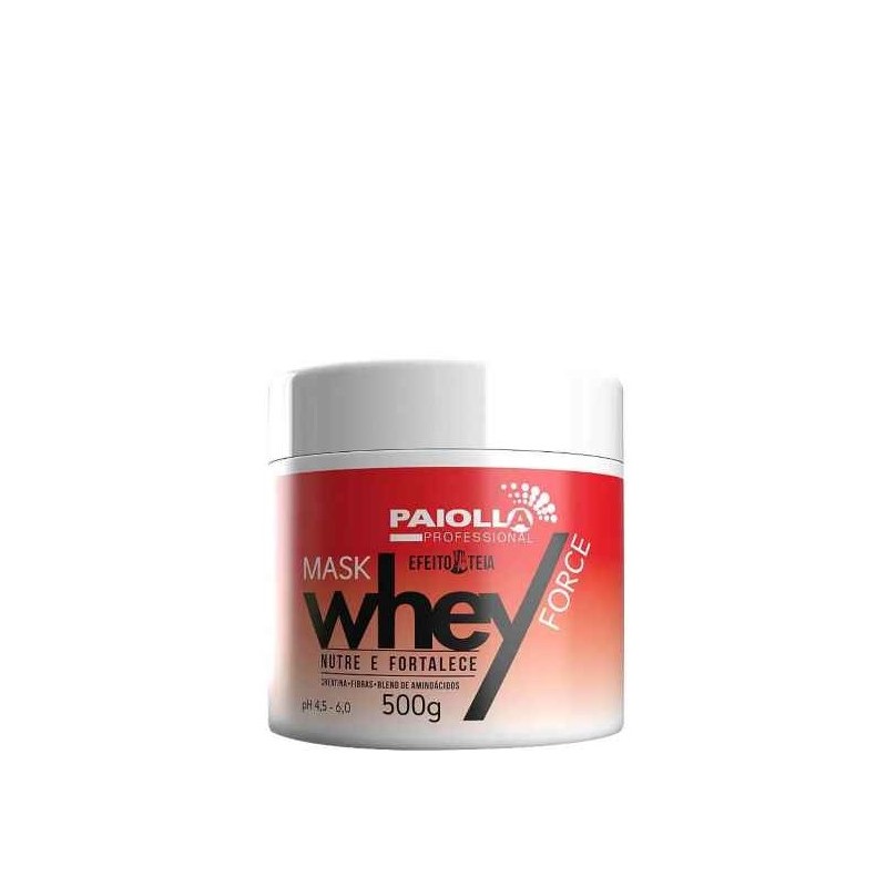 Máscara Whey Force Nutre e Fortalece 500g - Paiolla Beautecombeleza.com