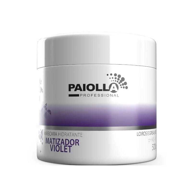 Violet Tinting Moisturizing Blond Gray Hair Reconstruction Mask 500g - Paiolla Beautecombeleza.com Violet Tinting Moisturizing Blond Gray Hair Reconstruction Mask 500g - Paiolla Beautecombeleza.com