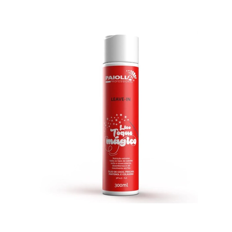 Liso Toque Mágico Leave-in Nutrição Capilar 300ml  - Paiolla Beautecombeleza.com