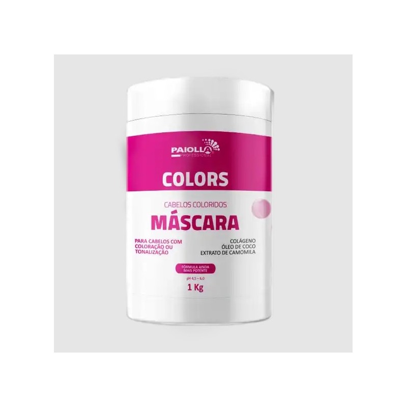 Máscara Cabelos Coloridos Tonalizados 1Kg - Paiolla Beautecombeleza.com