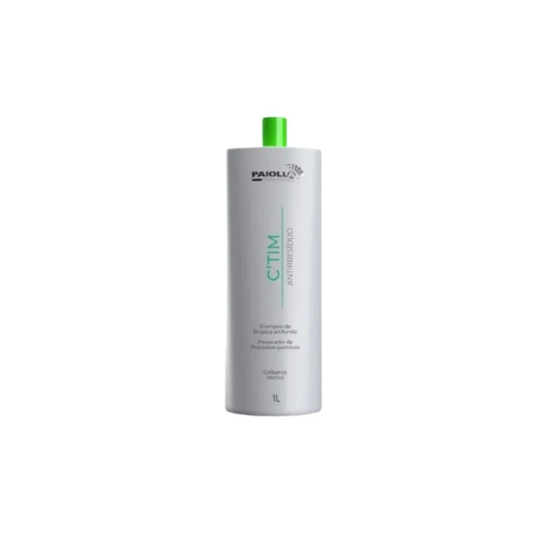 Professional C'TIM Anti Residue Deep Cleaning Treatment Shampoo 1L - Paiolla Beautecombeleza.com