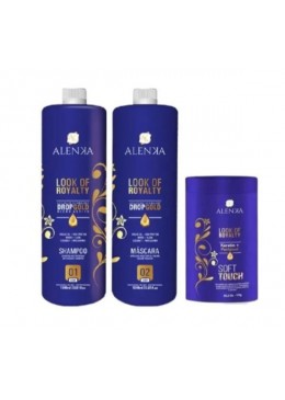 Alenka Look of Royalty Progressive Brush Volume Reducer + Deep Hair Mask Kit Beautecombeleza.com