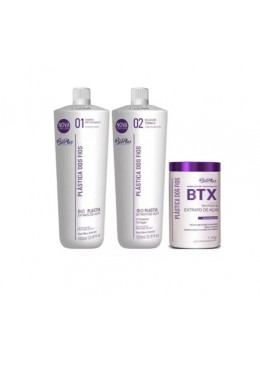 Plastica dos Fios Lissage Açai e Btx Kit 2x1L - Bio Plus  Beautecombeleza.com