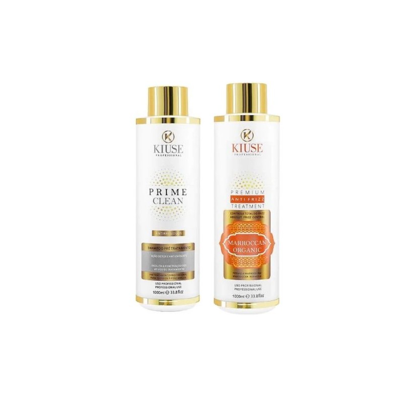 Prime Clean Anti Frizz et Moroccan Organic Lissage Kit 2x1l - Kiuse Beautecombeleza.com Prime Clean Anti Frizz et Moroccan Organic Lissage Kit 2x1l - Kiuse Beautecombeleza.com