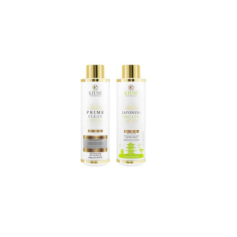 Lissage Japanese Organic et Prime Clean Kit 2x1L - Kiuse Beautecombeleza.com Lissage Japanese Organic et Prime Clean Kit 2x1L - Kiuse Beautecombeleza.com