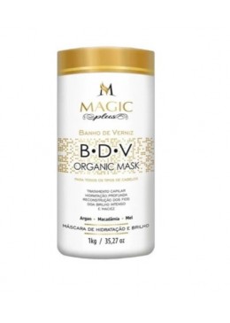 BDV Organic Máscara Banho Verniz Redutor de Volume 1kg - Magic Plus Beautecombeleza.com