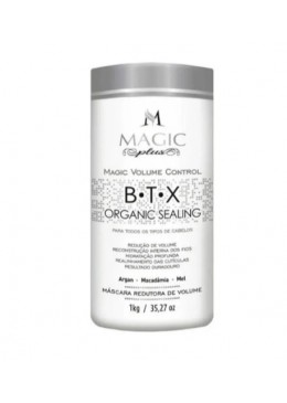 Deep Hair Mask Organic Sealing Volume Reducer Straightening 1kg - Magic Plus Beautecombeleza.com