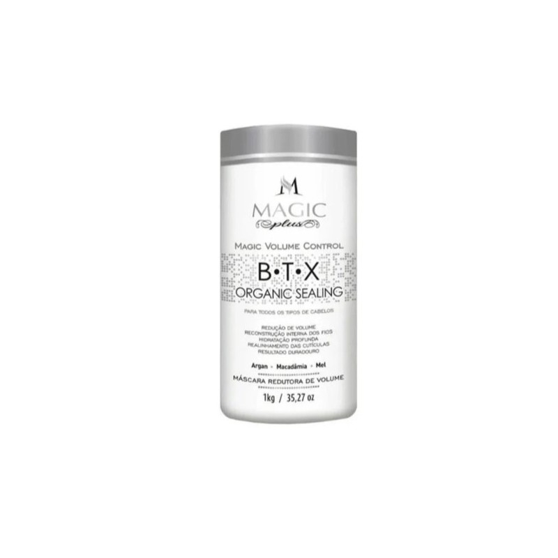 BTX Organic Sealing Redutor de Volume 1kg - Magic Plus Beautecombeleza.com;