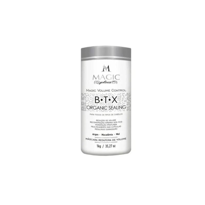 Deep Hair Mask Organic Sealing Volume Reducer Straightening 1kg - Magic Plus Beautecombeleza.com Deep Hair Mask Organic Sealing Volume Reducer Straightening 1kg - Magic Plus Beautecombeleza.com
