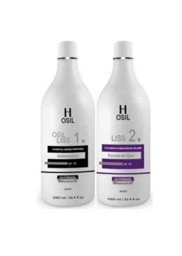 Escova de Ojon Progressiva e Limpeza Profunda com Aminoácidos Kit 2x1L - Heart Osil Beautecombeleza.com