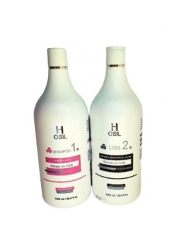 Escova Progressiva Extrato de Café Kit 2x1l - Heart Osil Beautecombeleza.com