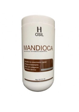 Mandioca Cassava Hydrating Anti Frizz Hair Growth Treatment Mask 1Kg - Heart Osil Beautecombeleza.com