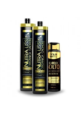 Nutraliss Orgânica Cachos + Creme Cabelo Solto Kit 3 - Dion Hair 
 Beautecombeleza.com