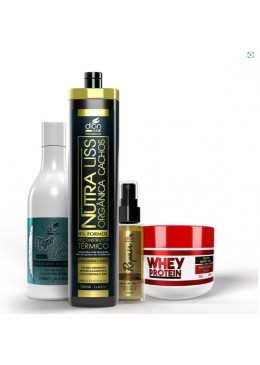 Dion Hair - Organic Curls Nutraliss Kit + My Curls 16.9 fl oz + Whey Mask 10.6 oz + Serum Beautecombeleza.com