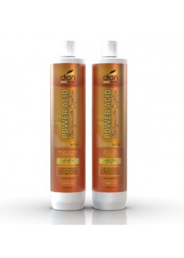 Acidificante Power Shampoo e Máscara  Acid, Regulador de PH Kit 2 - Dion Hair  Beautecombeleza.com