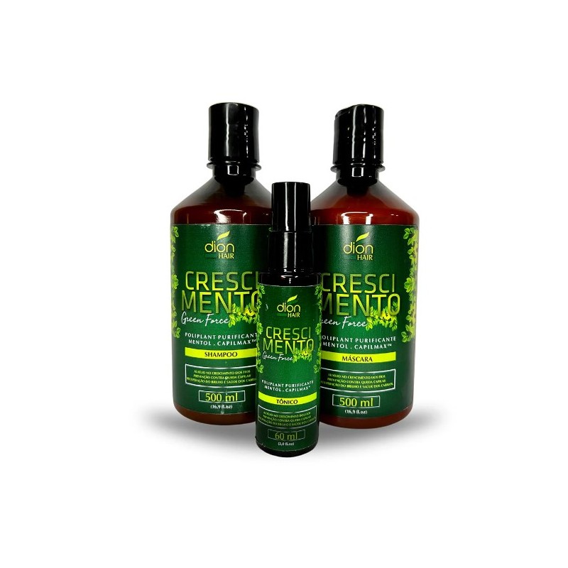 Dion Hair - Growth Kit - Green Force Beautecombeleza.com Dion Hair - Growth Kit - Green Force Beautecombeleza.com