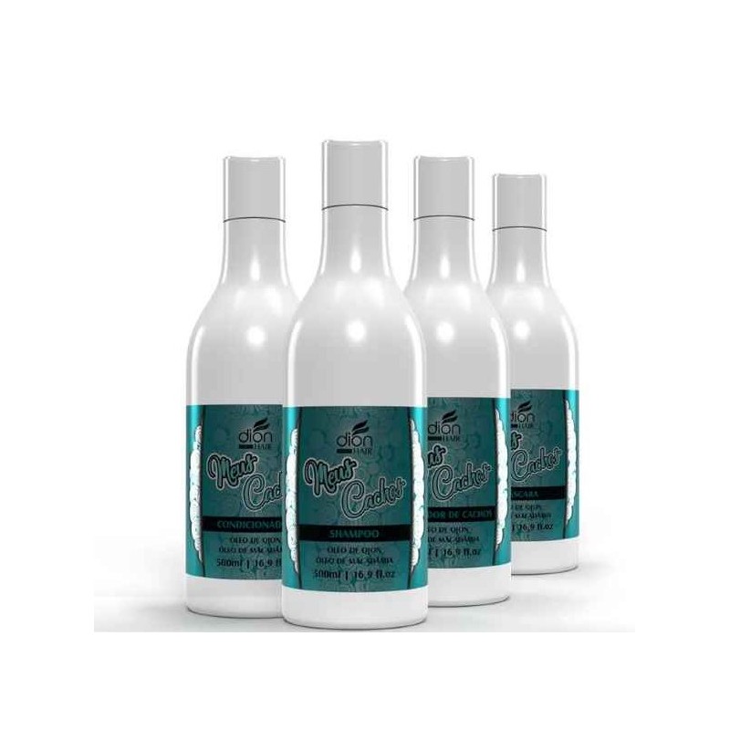 Meus Cachos Kit 4x500ml - Dion Hair Beautecombeleza.com