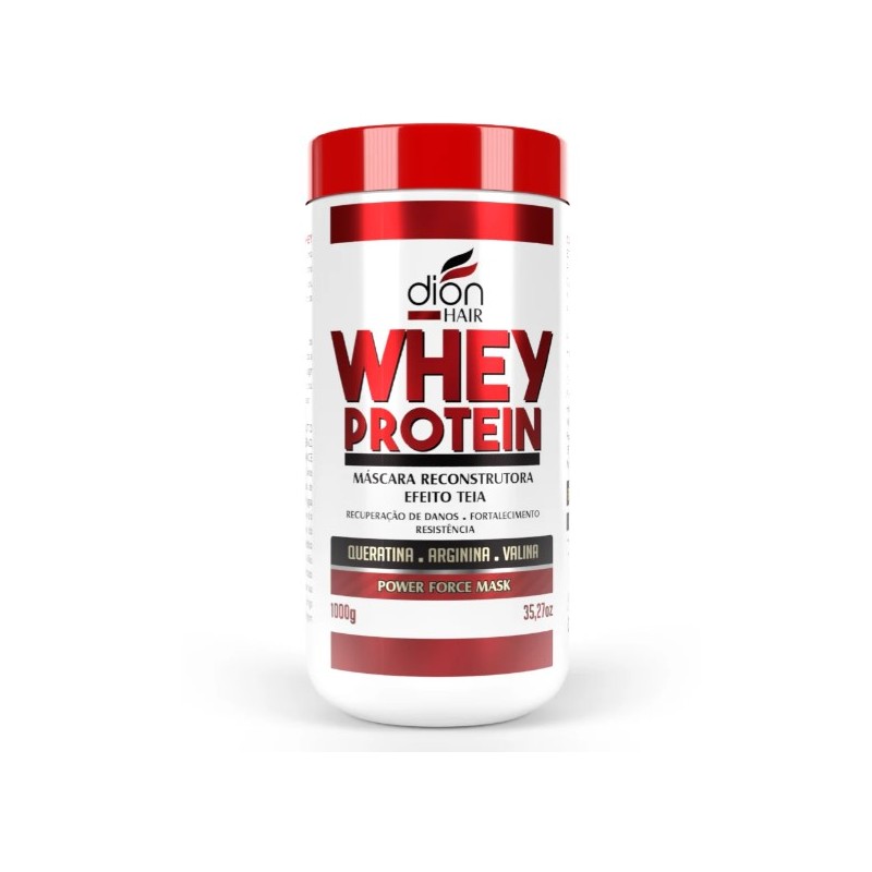 Máscara Whey Protein 1Kg - Dion Hair Beautecombeleza.com