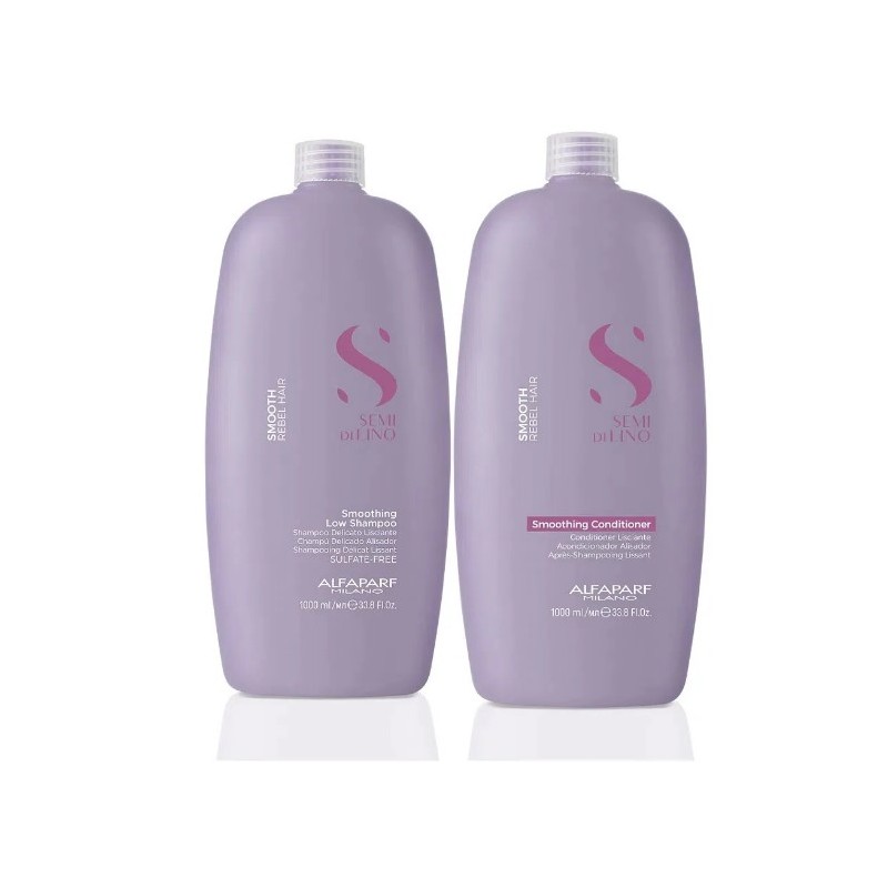 Semi di Lino Smooth Kit 2x 1L - Alfaparf Milano Beautecombeleza.com