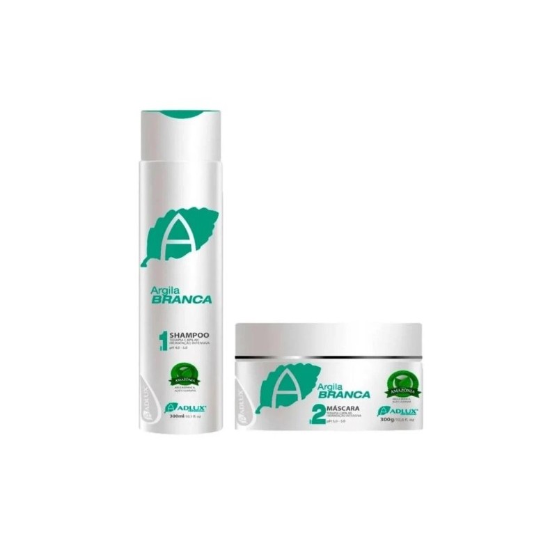 White Clay Amazon Therapy Regeneration Hydration Maintenance Kit 2x300 - Adlux Beautecombeleza.com White Clay Amazon Therapy Regeneration Hydration Maintenance Kit 2x300 - Adlux Beautecombeleza.com