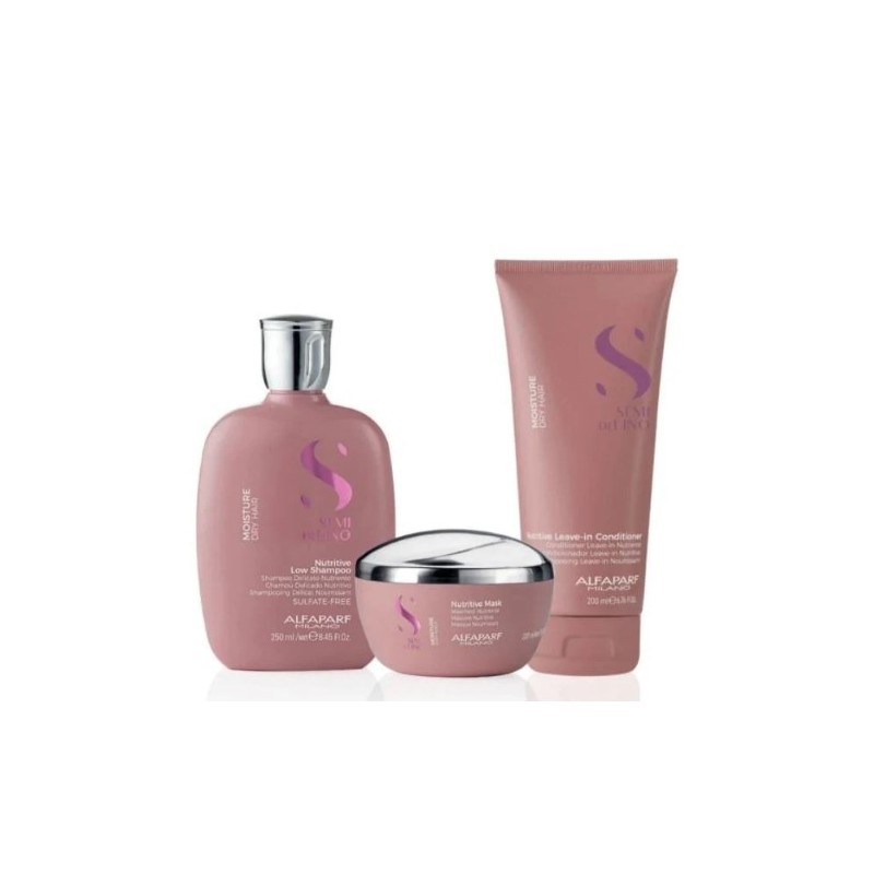 Semi Di Lino Moisture Nutritive Hydratant Kit 3 Itens - Alfaparf Milano Beautecombeleza.com Semi Di Lino Moisture Nutritive Hydratant Kit 3 Itens - Alfaparf Milano Beautecombeleza.com