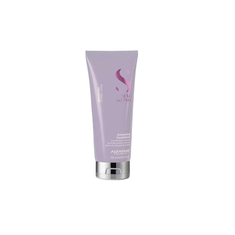 Semi di Lino Smooth Condicionador 200ml - Alfaparf Milano Beautecombeleza.com