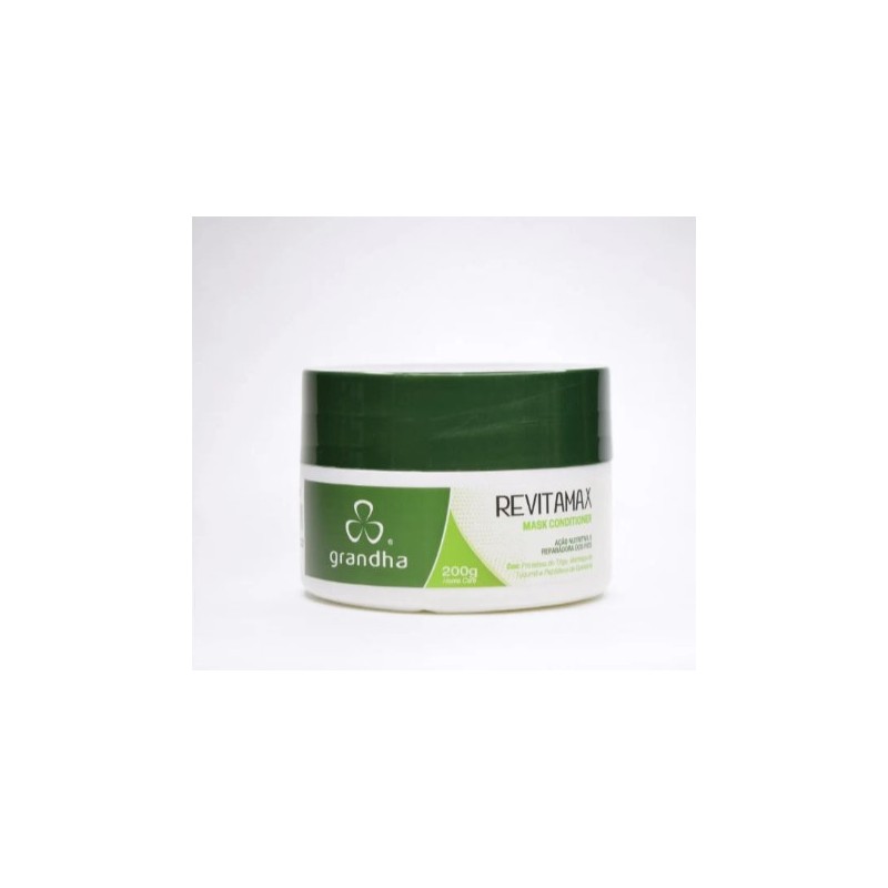 Revitamax Máscara Condicionadora Nutritiva e Reparadora Vegano 200g - Grandha Beautecombeleza.com Revitamax Máscara Condicionadora Nutritiva e Reparadora Vegano 200g - Grandha Beautecombeleza.com