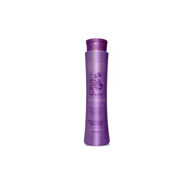 Blond Crush Anti Frizz Thermal Realignment Sealing Hair Straightening 500ml - Secrets Beautecombeleza.com Blond Crush Anti Frizz Thermal Realignment Sealing Hair Straightening 500ml - Secrets Beautecombeleza.com