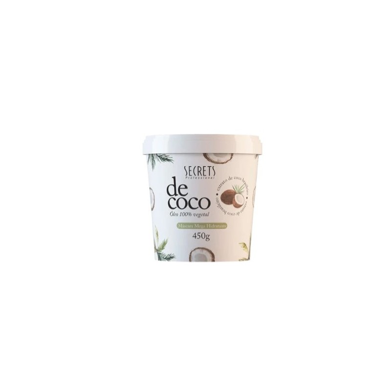De Coco Mega Moisturizing Replacement Anti Frizz Coconut Mask 450g - Secrets Beautecombeleza.com De Coco Mega Moisturizing Replacement Anti Frizz Coconut Mask 450g - Secrets Beautecombeleza.com