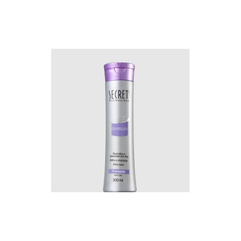 Desamarelador Neutralizado Shampoo 300ml - Secrets Beautecombeleza.com Desamarelador Neutralizado Shampoo 300ml - Secrets Beautecombeleza.com