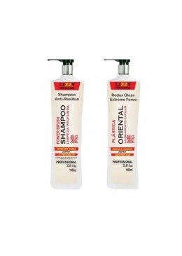 Lizzy Oriental Hair Plastic Japonese Progressive Brush Semi Definitive Kit 2x1L Beautecombeleza.com