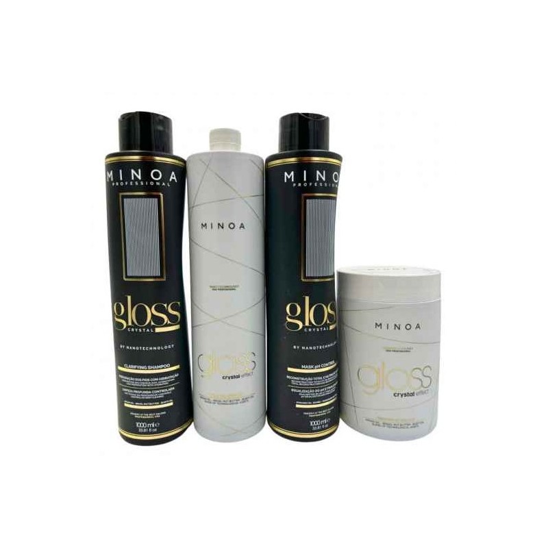 Smoothing Protein & Botox Gloss Crystal Effect 4 Prod. - Minoa Beautecombeleza.com Smoothing Protein & Botox Gloss Crystal Effect 4 Prod. - Minoa Beautecombeleza.com