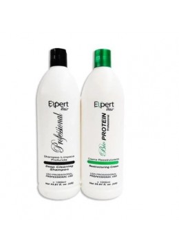 Expert Hair Bio Protein Progressive Brush Straightening Treatment Kit 2x1L Beautecombeleza.com