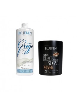 Gloss Grego+ Máscara Black Sugar Kit 2x1kg - Blueken Beautecombeleza.com