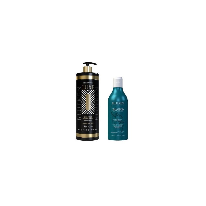 Luxe Semi Definitiva + Detox Therapy Anti-Residuo Shampoo Kit 2 Produtos - Blueken Beautecombeleza.com Luxe Semi Definitiva + Detox Therapy Anti-Residuo Shampoo Kit 2 Produtos - Blueken Beautecombeleza.com