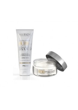 Luxurious Ouro 24K Branco Masque + Shampoo Kit 2 - Blueken 
 Beautecombeleza.com