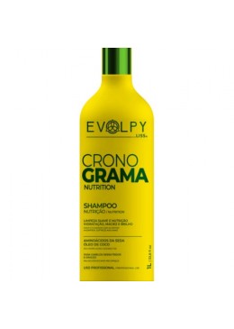 Cronograma Capilar Shampoo de Nutrição 1L - Evolpy Liss Beautecombeleza.com