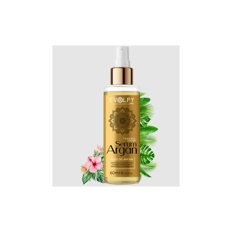 Sérum de Argan Finalizador 60ml - Evolpy Liss Beautecombeleza.com Sérum de Argan Finalizador 60ml - Evolpy Liss Beautecombeleza.com