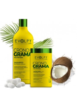 Cronograma Capilar Shampoo + Máscara de Nutrição Kit 2x1Kg - Evolpy Liss