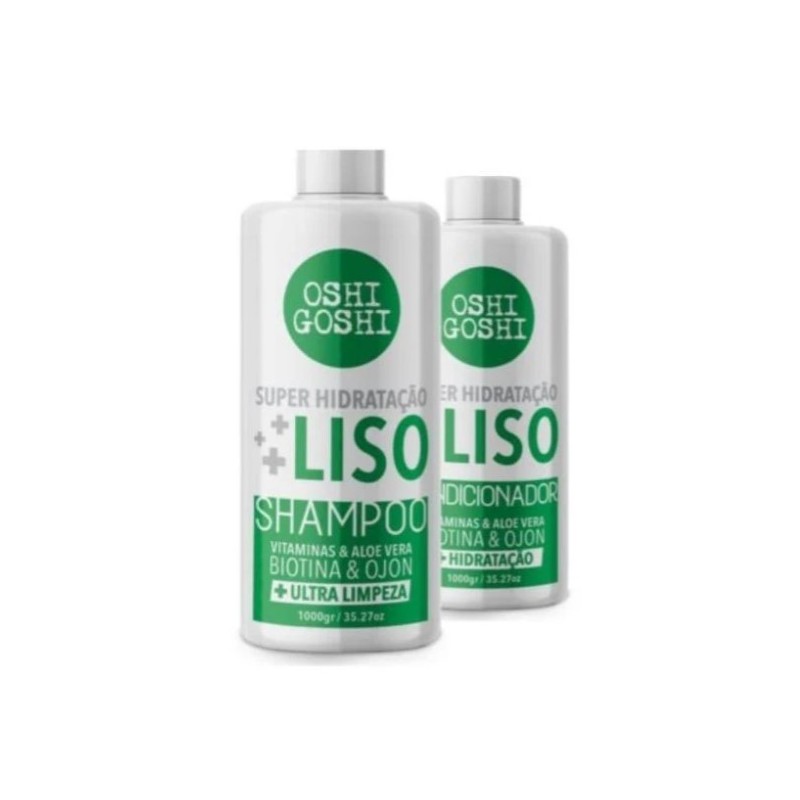 Biotin Ojon Aloe Vera Multifunctional Smooth Hydration Kit 2x1L - Oshi Goshi Beautecombeleza.com Biotin Ojon Aloe Vera Multifunctional Smooth Hydration Kit 2x1L - Oshi Goshi Beautecombeleza.com