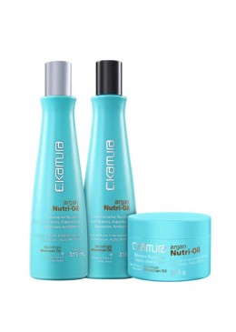C.Kamura Kit Argan Nutri-Oil Trio (3 Products) Beautecombeleza.com