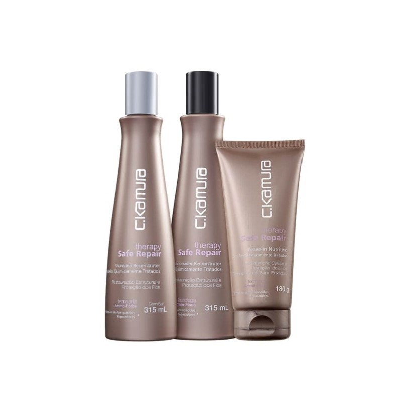 C.Kamura Kit Therapy Safe Repair Amino-force Trio (3 Products) Beautecombeleza.com C.Kamura Kit Therapy Safe Repair Amino-force Trio (3 Products) Beautecombeleza.com