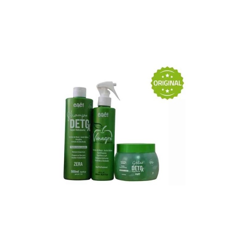 Detox Vinagre de Maça Kit 3 - Eaê Cosmetics Beautecombeleza.com Detox Vinagre de Maça Kit 3 - Eaê Cosmetics Beautecombeleza.com